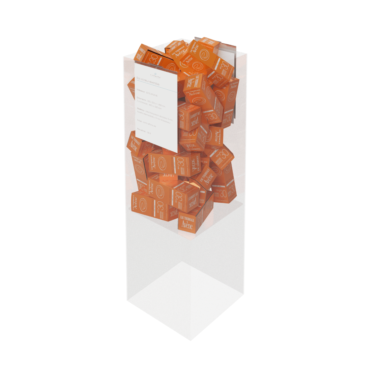 Omkeerbare plexi promo discounter MET A4-houder